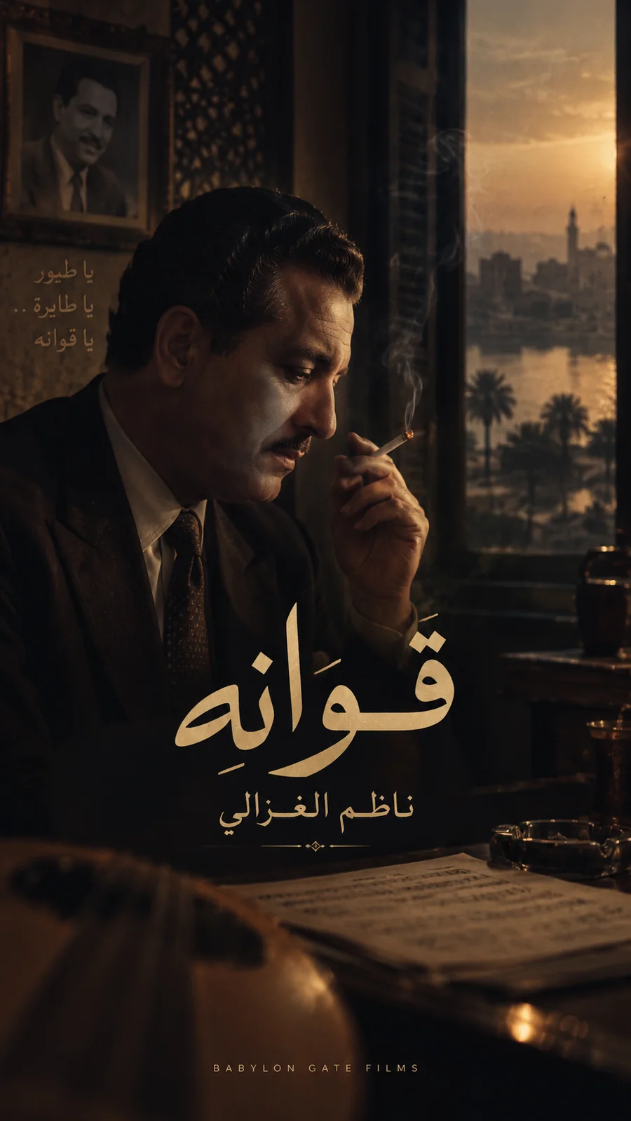 قوانه – ناظم الغزالي | AI Cinematic Short Film